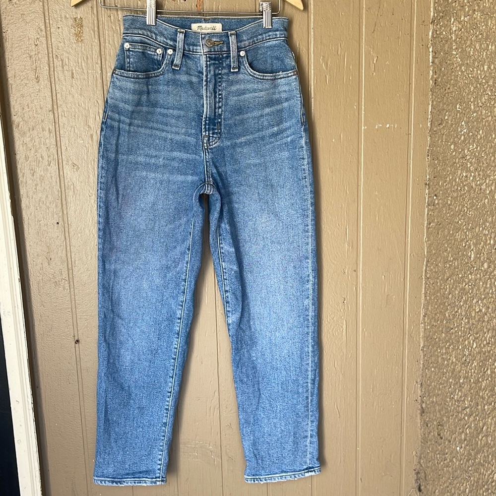 Madewell the perfect vintage straight crop jeans